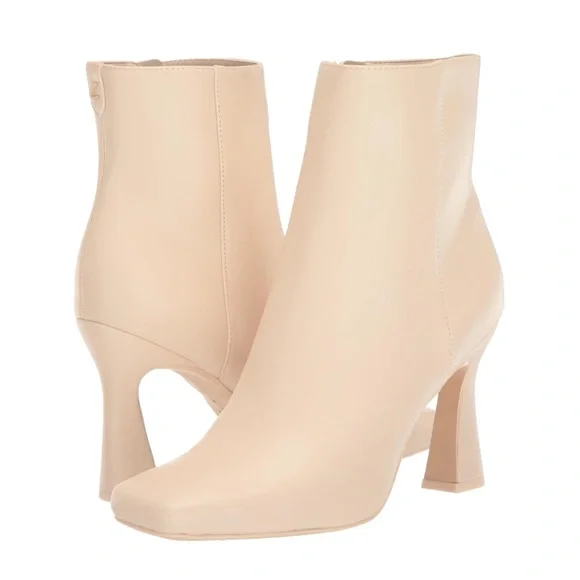Women's Emma Square-Toe Zip Dress Booties - Picture 1 of 5
